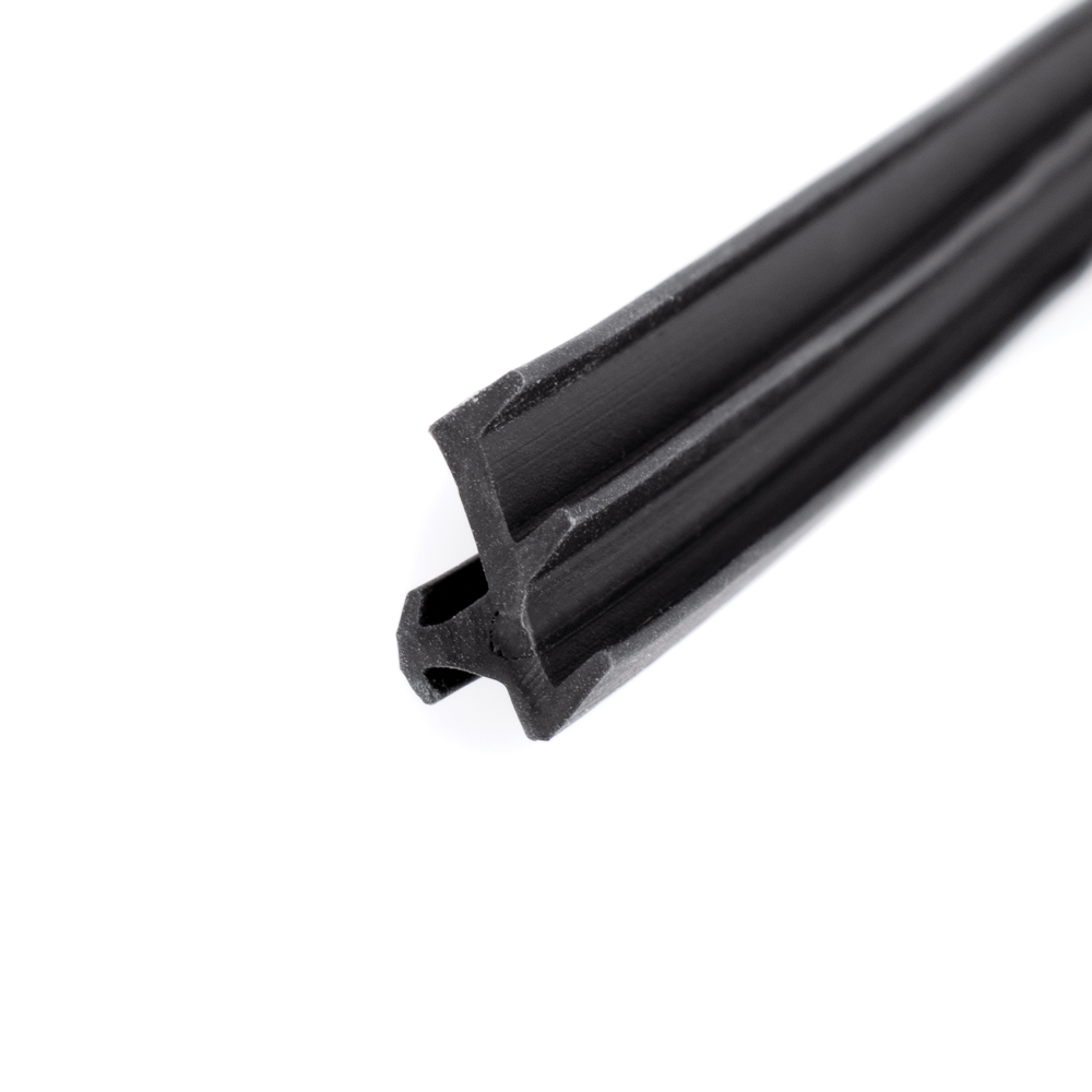 Exitex Push Fit Glazing Gasket Lubricated - 12mm - 10m Length - Black